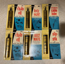 Vintage New Old Stock Lot Dixon Lubricants on Cards Lock Mate, Slip Stik, Etc picture