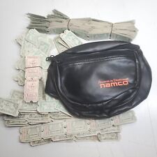Vintage NAMCO Arcade Fanny Pack Video Games Pouch Purse Prize w Tickets Pacman  picture