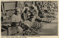 PC CPA MOZAMBIQUE, PINEAPPLE SLEEVE VENDEIRAS, Vintage Postcard (b24897) picture