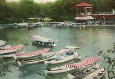 Postcard NY New York City  Boat House Central Park Canoes Dock picture