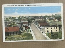 Postcard Lakeport NH New Hampshire Elm Street From Opera House Vintage PC picture