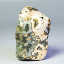 Amazing Natural Ocean Jasper Agate Eye Quartz Crystal Round Pendant Reiki Stone picture