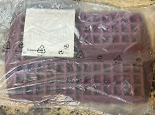 TUPPERWARE Silicone Baking Form Waffle Sheet - Purple picture