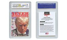 Donald Trump 45th President MUGSHOT Trading Card by RENCY ART - Gem Mint 10 picture