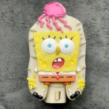 Vintage 1990's Spongebob Squarepants & Pink Jellyfish Night Light 5