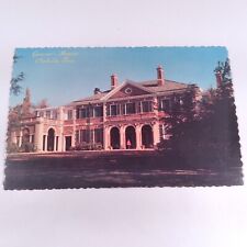 Tennessee Nashville -Governor's Mansion- Front Lawn Entrance 1960s Postcard 4x6 picture