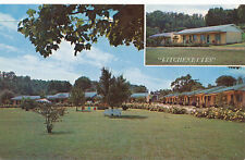 Lake View Court w/ Kitchenettes Lake Junaluska NC chrome Postcard written 1965 picture