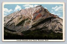 Postcard Cascade Mountain from Tunnel Mountain Banff picture