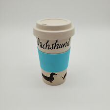 Milly Green British Design Dachshund Tall Travel Tumbler with Lid picture