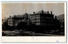 1907 Queen City Hotel Building View Cumberland Maryland MD RPPC Postcard picture
