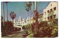 Beverly Hills California c1950's Beverly Hills Hotel, vintage car picture