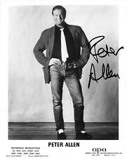 Peter Allen Australian Singer Signed Autograph 8 x 10 Photo PSA DNA j2f1c picture