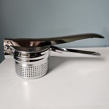 Vintage Large Capacity Stainless Steel Potato Ricer/Fruit Press Masher 4Inch Cup picture