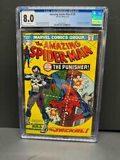 Amazing Spiderman #129 CGC 8.0 First Appearance The Punisher White Pages picture