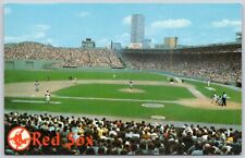 Postcard Boston Red Sox Fenway Park Baseball Stadium MA Massachusetts B64 picture