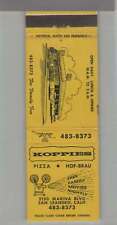 Matchbook Cover - California PIZZA - Koppies Pizza San Leandro, CA picture