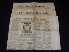 1852 JUNE DAILY PATRIOT NEWSPAPER LOT OF 3 - CONCORD GEN. PIERCE NOMINATED- K 71 picture