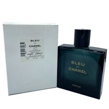 Empty Perfume Bottle Bleu Chanel 100 Ml 3.4oz Spray Refillable Parfum with Box picture
