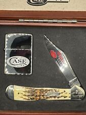Limited Edition 10th Anniversary Case Knife & Zippo Lighter Set NEW #268 picture