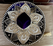 Sombrero de charro ~ Purple & Silver ~ Salazar Yepez ~ 18