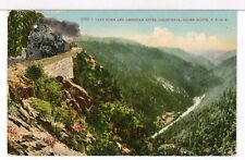 1911 - SP Passenger Train, Cape Horn and American River CA Ogden Route Postcard picture