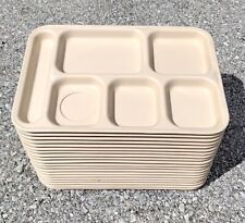Lot Of 20 - Vintage Dallas Ware Lunch Trays - Beige picture