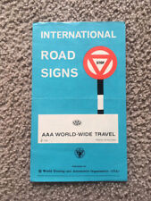 Vintage 1960's AAA International Road Signs Vacation Travel Brochure England UK picture