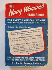 WWII United States Navy Women's Handbook 1943 Clella Reeves Collins WW2 US Book picture