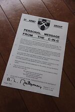 WW2 British Montgomery D-day Letter picture