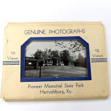 c1940s Harrodsburg, KY Pioneer Memorial State Park 10 Views Photo Set Folder A20 picture