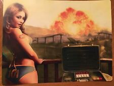 Tin Sign Vintage Fallout Girl Butch picture