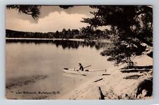 Wolfeboro NH-New Hampshire, Lake Wentworth, c1949 Vintage Souvenir Postcard picture