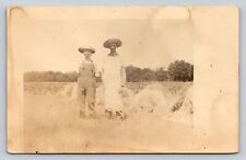 = RPPC Farmers Overalls Harvest Time Landrum South Carolina Real Photo  P707 picture