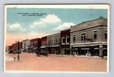 Clay Center KS-Kansas, 5th Street, Vintage c1927 Postcard picture