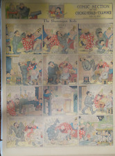 The Shenanigan Kids by H. Knerr from 7/14/1918 Very Large Full Size Page picture