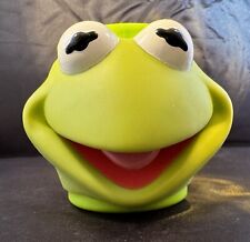 Vintage Jim Henson KERMIT THE FROG Muppet Babies Kids Cup Mug Applause 3D picture