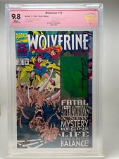 Wolverine 75 ~CBCS 9.8 White pgs ~(11/93) ~Signed Kubert ~Wolverine's Bone Claws picture