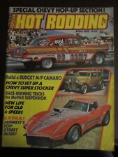 Popular Hot Rodding Magazine April 1975 Budget M/P Camaro NN W2 W1 Z3 Z4 X8 picture