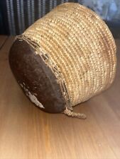Native American Basket With Cowhide Base picture
