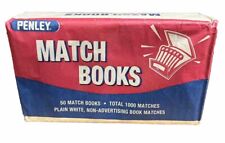 Plain White USA MADE Matchbooks, 20 Matches Per Book, (50 BOOKS, 1000 MATCHES) picture