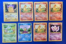 1999 Pokémon Card Lot. Mewtwo Promo, Yellow Cheeks Pikachu, Charmander, Squirtle picture