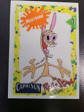 1992 Capri Sun Ren Stimpy Ren Hoek Nickelodeon Nicktoons DECAL card #7 picture