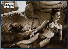 Topps Star Wars Card Return Of The Jedi RARE Slave PRINCESS LEIA Digital Card picture