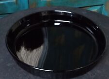 Vintage French Black Corning Ware Quiche Baking Dish picture