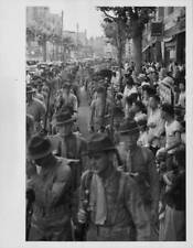 Marines parade through Shangai prior departing Hawaii avoid Japane Old Photo picture