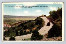 Canon City CO-Colorado, Leaving Priest Canon On The Road Vintage Postcard picture