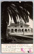 Woman's Club House. 1908 Los Angeles California Postcard picture