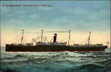 Steamer Steamship Ship S.S. Haverford c1910 Vintage Postcard picture