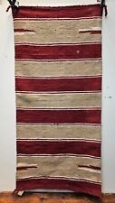 Vintage Handwoven Wool Saddle Blanket By Mauricio 60