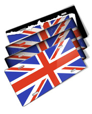 British Flag Novelty License Plate - Aluminum - 4 Styles - Made in the USA picture